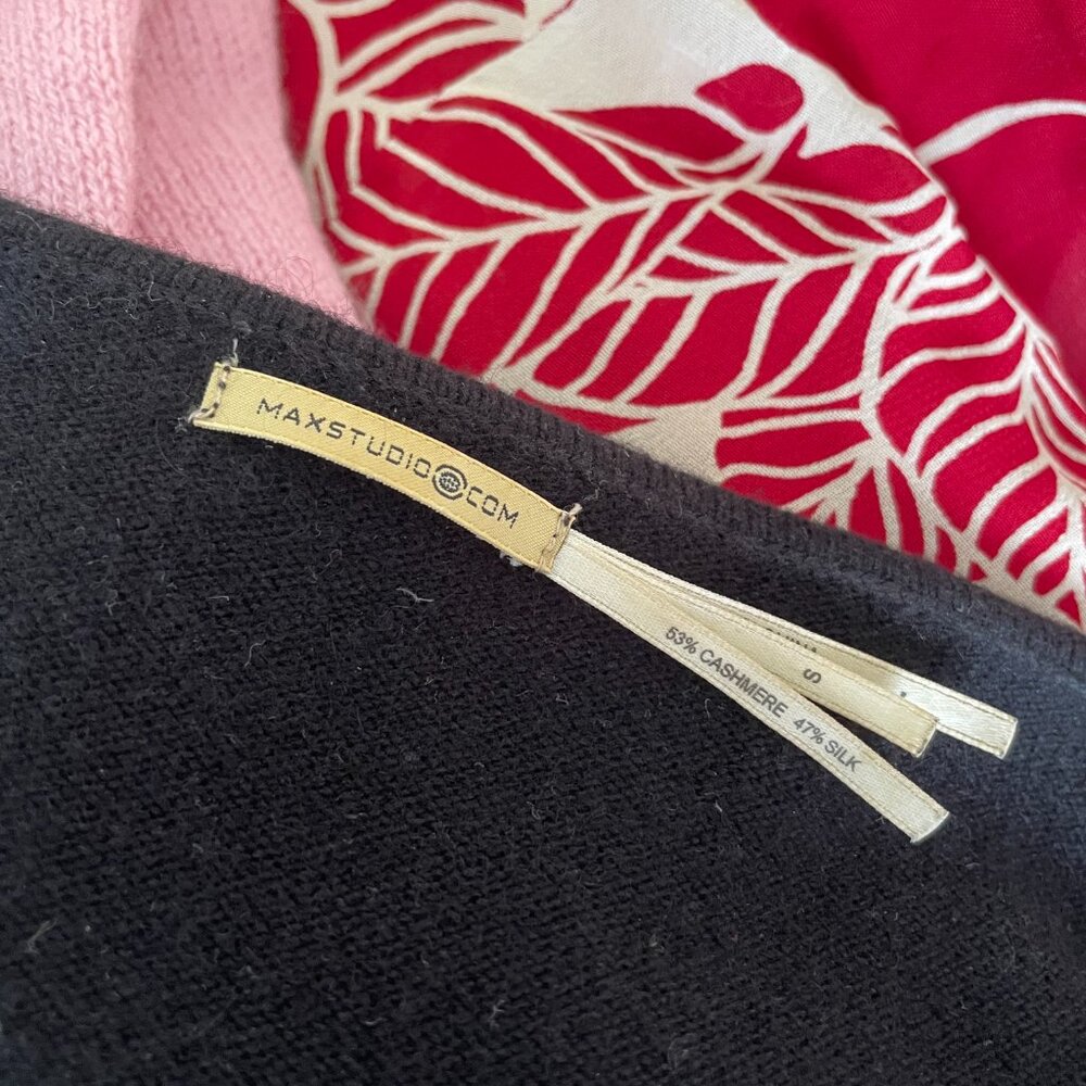 MAXSTUDIO Black Cardigan (S) - Picture 2 of 3